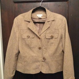 Safari Jacket. Neutral Color. Excellent Condition